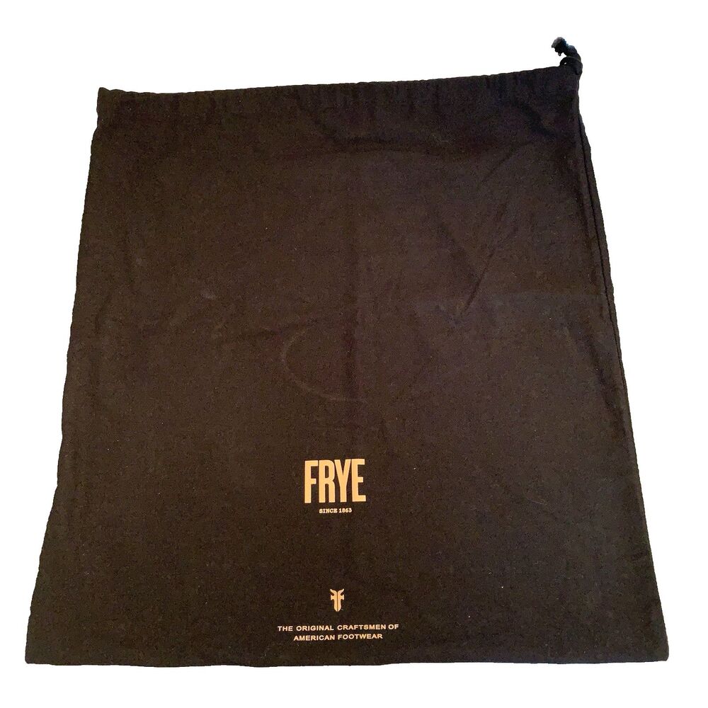 Frye Original Dust Bag 18"x16" Black Purse Boots Sneakers Logo Bag